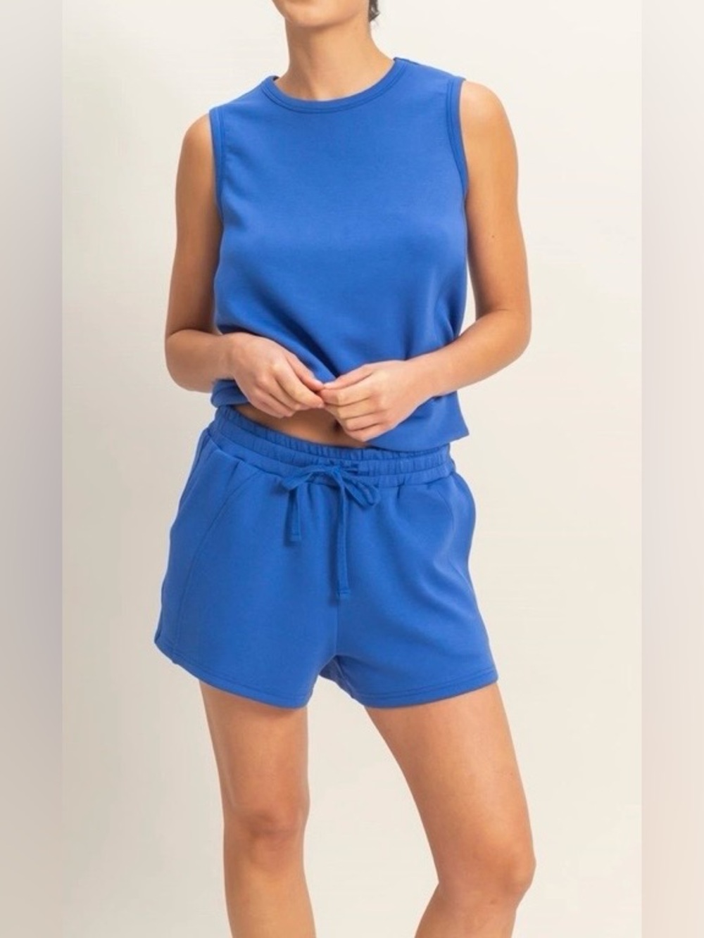 Double Zero Lilac Sleeveless Set